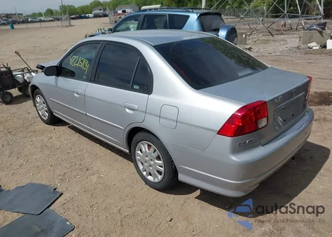 2005 Honda Civic Lx from USA, damaged, VIN 2HGES16535H574900
